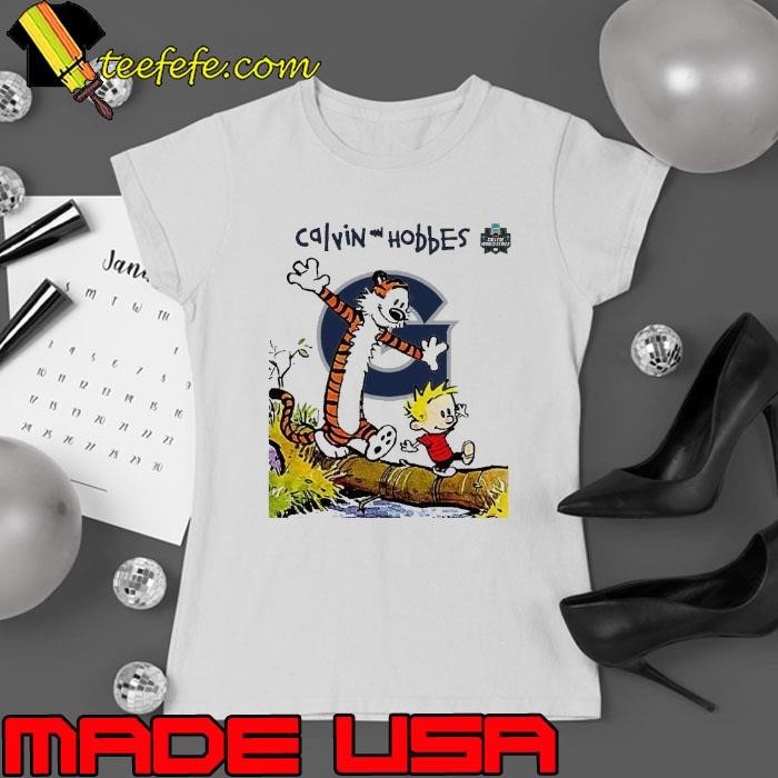 Georgetown Hoyas x Calvin and Hobbes Ladies tee