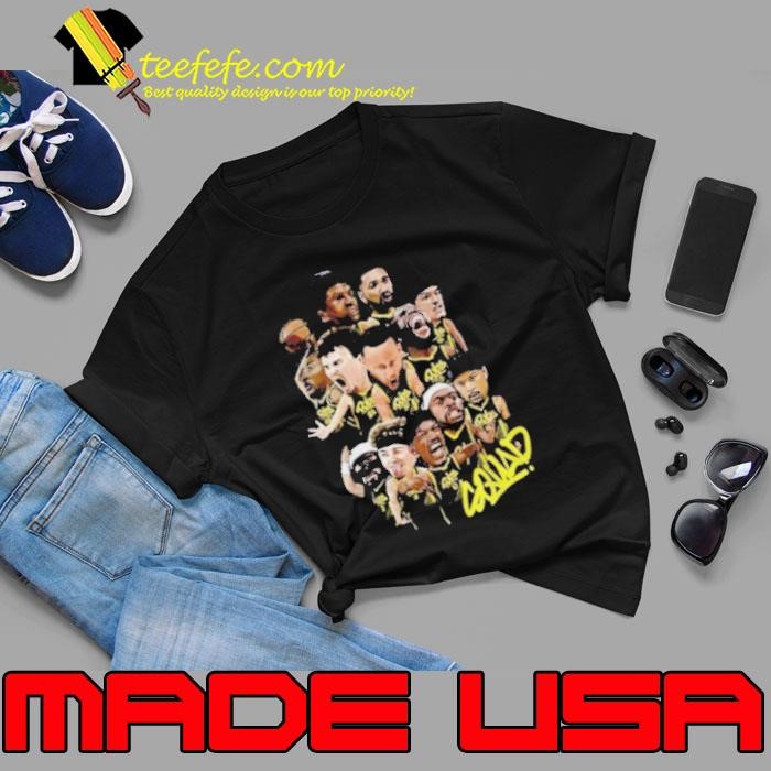 Golden State Warriors 2025 Squad cartoon basketball player shirt - Copy