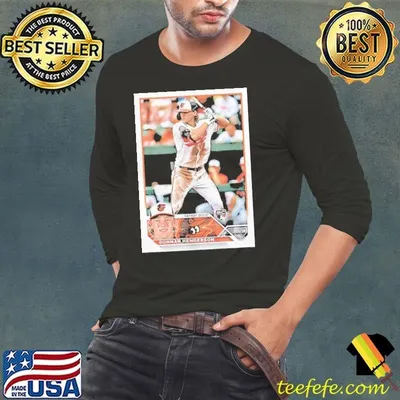 Gunnar Henderson Baltimore Orioles Homage baseball card player shirt