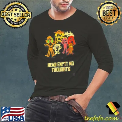 Head Empty No Thoughts cartoon shirt