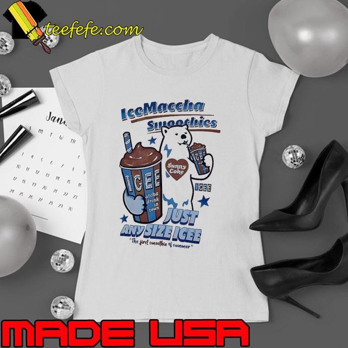 Ice maccha smoothies just any size icee Ladies tee