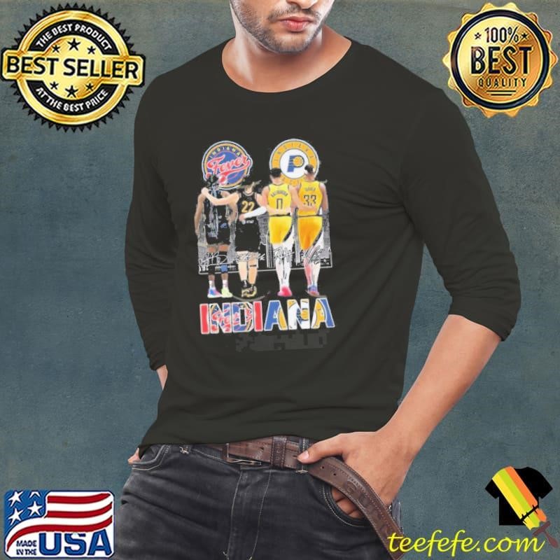 Indiana Fever x Indiana Pacers Signatures 2025 Long Sleeve Tee