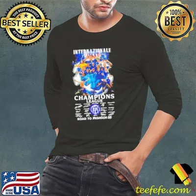 Internazionale Milano Champions League road to Munich 25 shirt