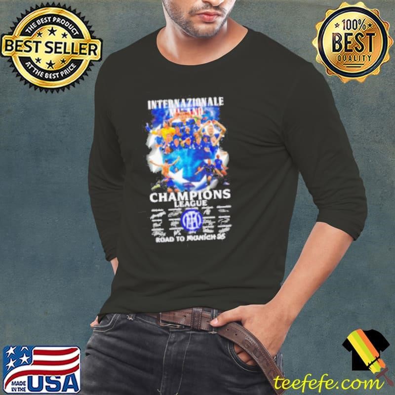 Internazionale Milano Champions League road to Munich 25 Long Sleeve Tee