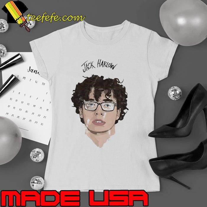 Jack Harlow big face cartoon Ladies tee