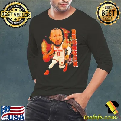 Jalen Brunson New York Knicks NBA Draft cartoon shirt