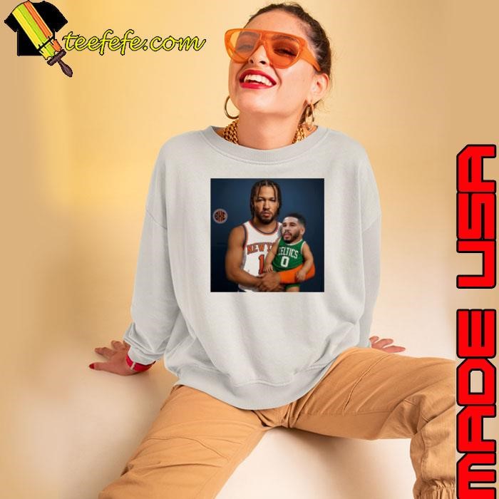 Jalen Brunson New York Knicks Sit The Fuck Down Jayson Tatum Boston Celtics Meme Sweatshirt