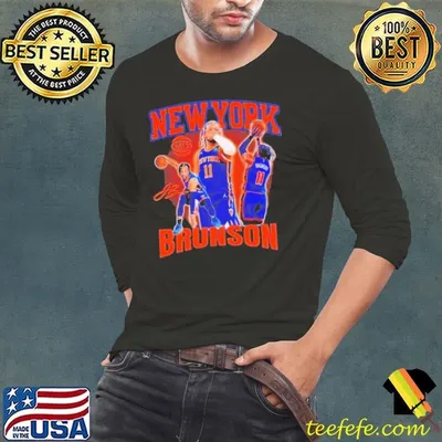 Jalen Brunson New York Knicks graphic signature shirt