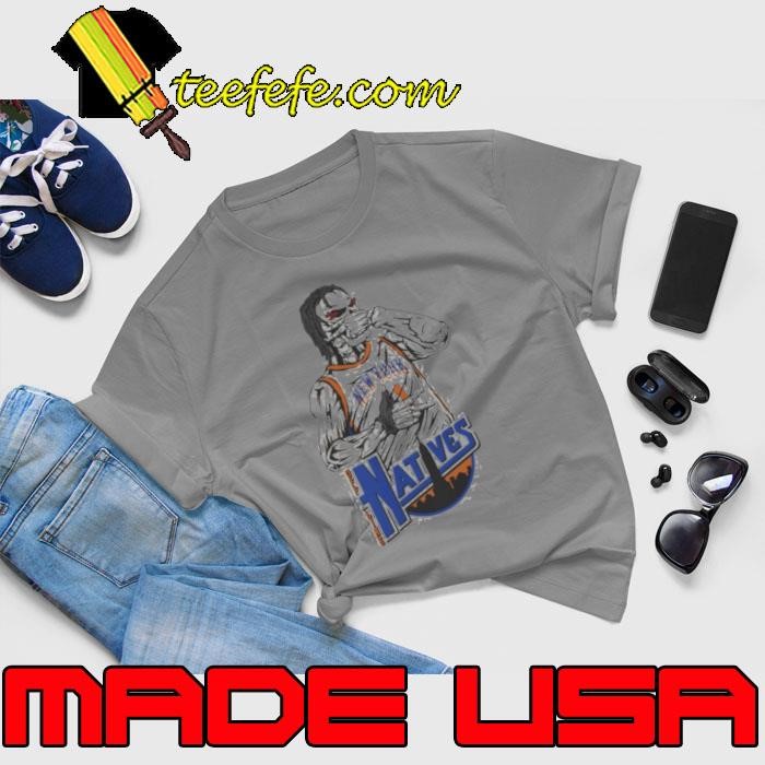 Jalen Brunson Three Point Celebration Natives New York Knicks shirts