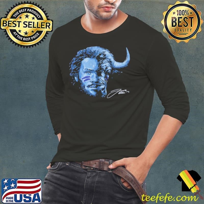 Josh Allen Buffalo Head Signature Long Sleeve Tee