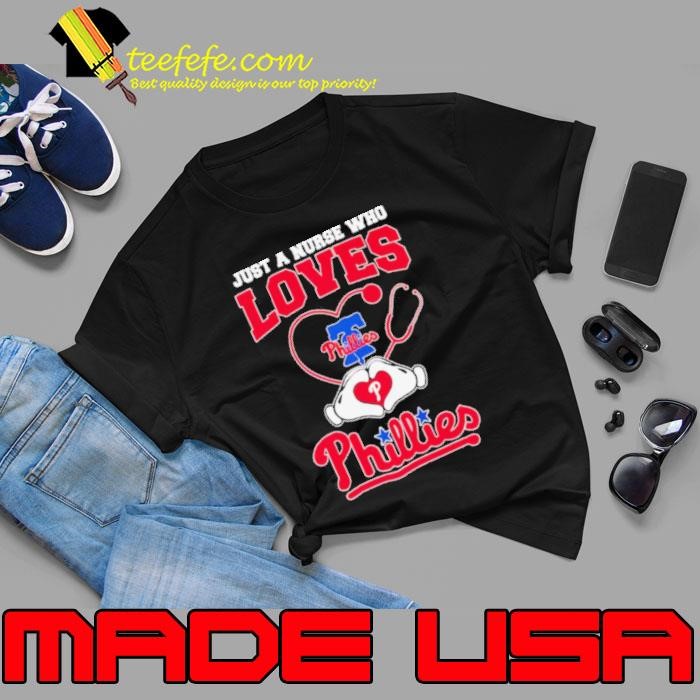 Just a nurse who loves Philadelphia Phillies Unisex