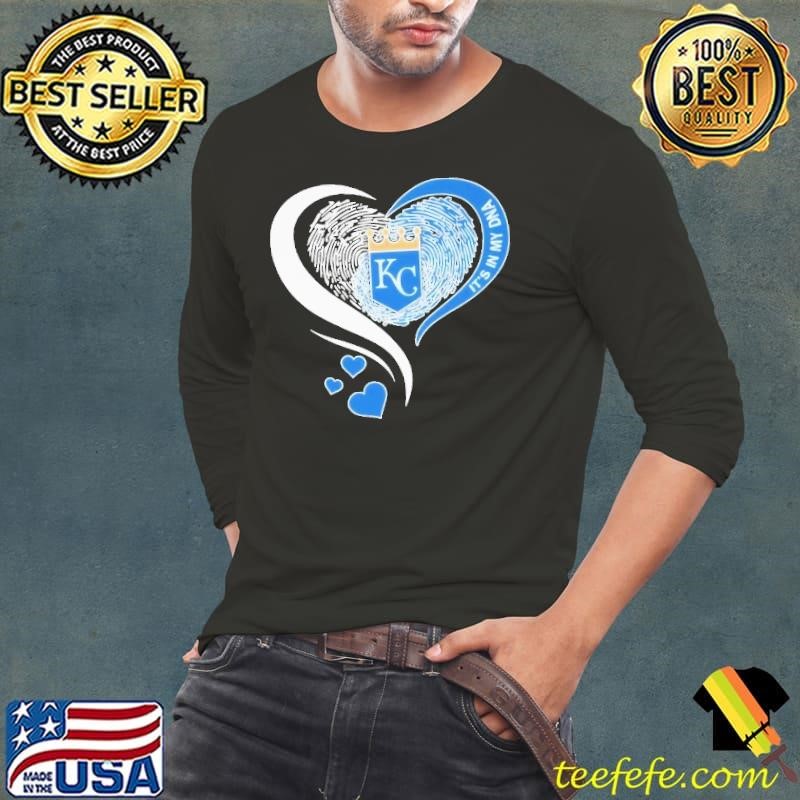 Kansas City Royals Baseball It’s In My DNA Heart Shirt