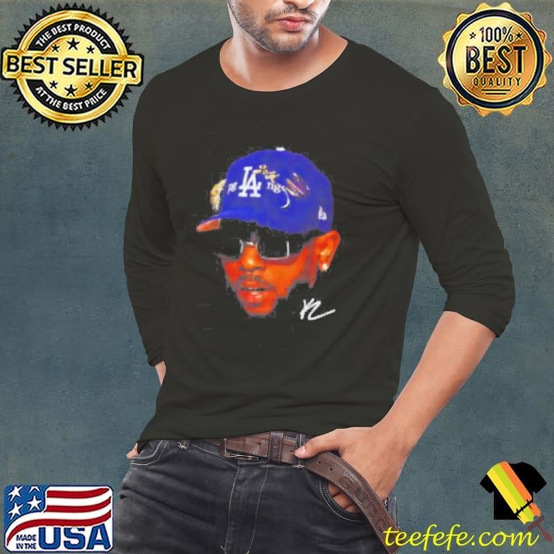 Kendrick Lamar Big head hat LA shirt