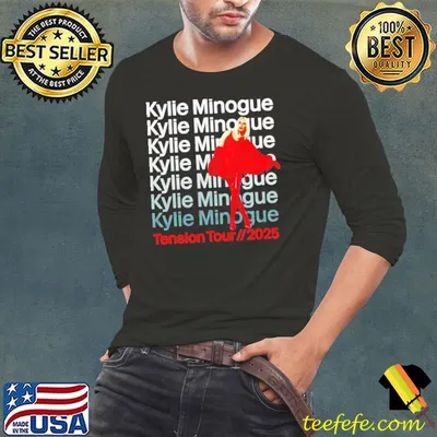 Kylie Minogue Tension Tour 2025 repeat shirt
