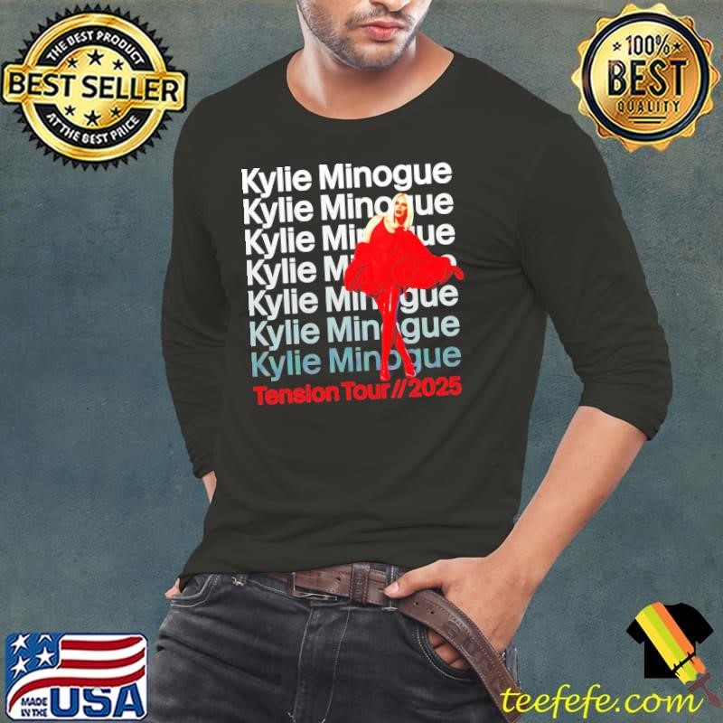 Kylie Minogue Tension Tour 2025 repeat shirt