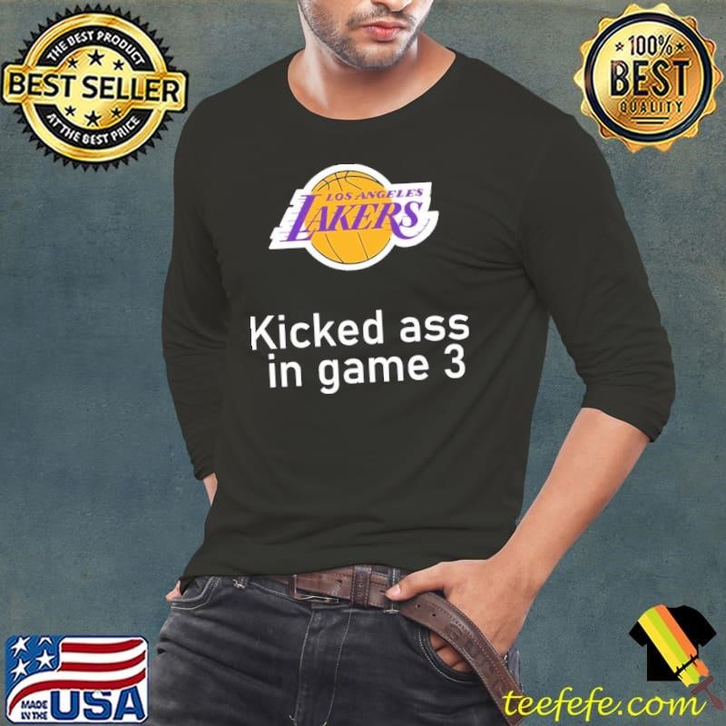 Los Angeles Lakers Kicked as in game 3 Long Sleeve Tee