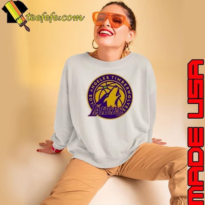 Los Angles Timberwolves Laker logo parody Sweatshirt