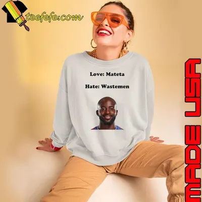 Love mateta hate wastemen shirt