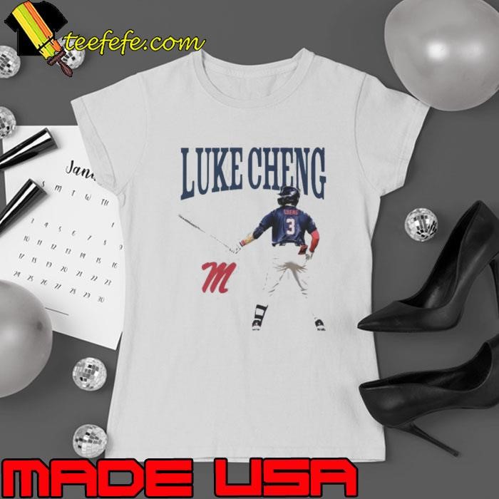 Luke Cheng Ole Miss Baseball Ladies tee