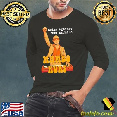 Mambo Hurt beige against the machine shirt