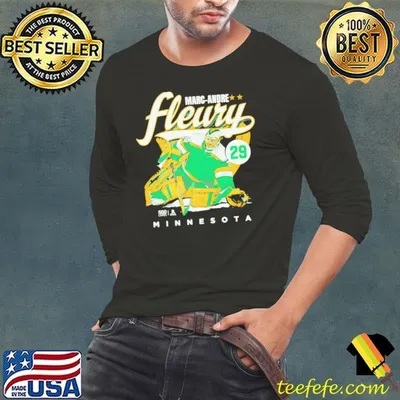 Marc-Andre Fleury Minnesota retro shirt