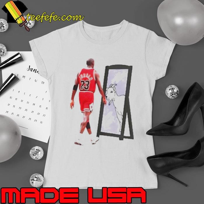 Michael Jordan Goat Mirror Ladies tee