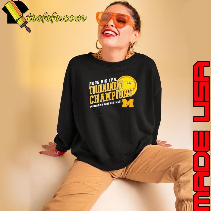 Michigan Wolverines Big Ten Softball Conference Tournament Champions 2025 shirt