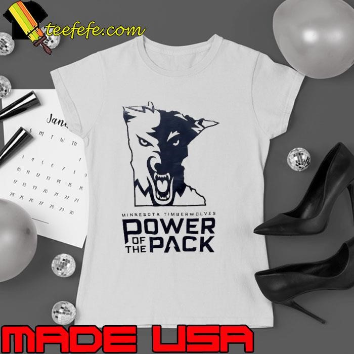 Minnesota Timberwolves Power of the Pack Ladies tee