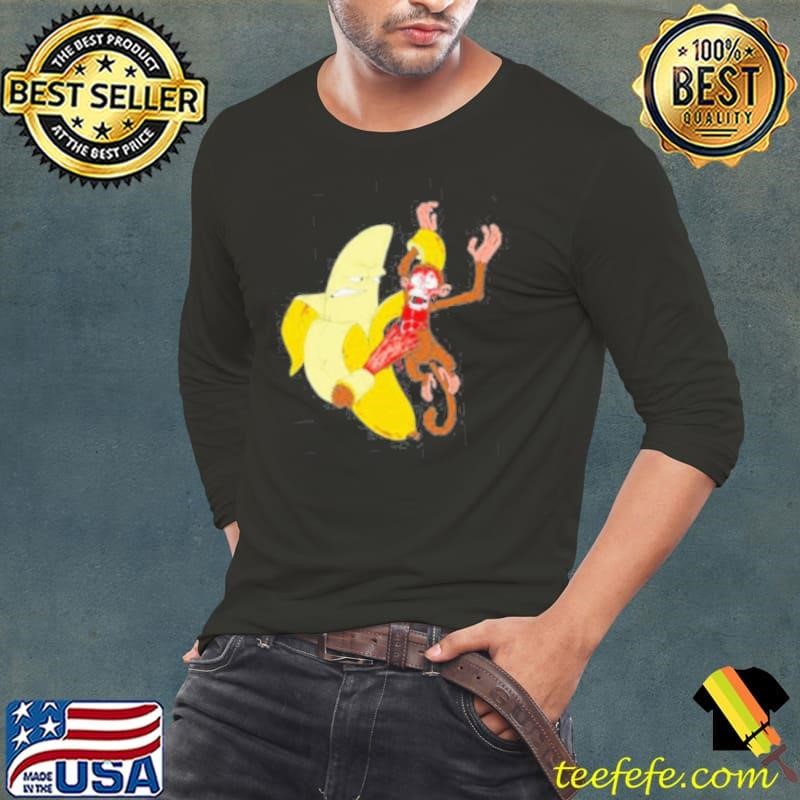 Monkey Peel Banana Long Sleeve Tee