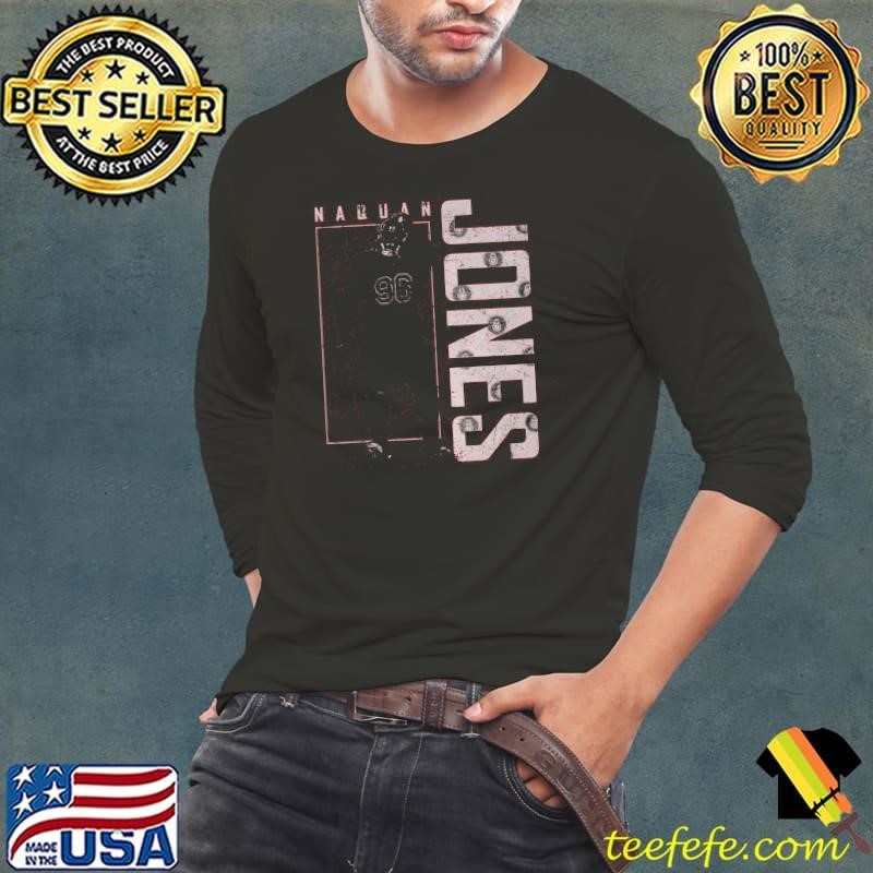 Naquan Jones Arizona Vertical American professional football nose tackle Long Sleeve Tee