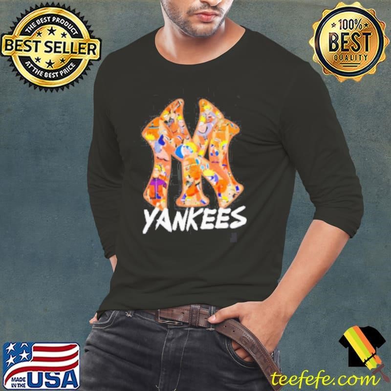 Naruto New York Yankees logo shirt