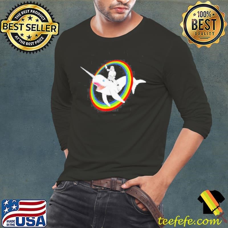 Narwhal Rainbow Stormtrooper shirt
