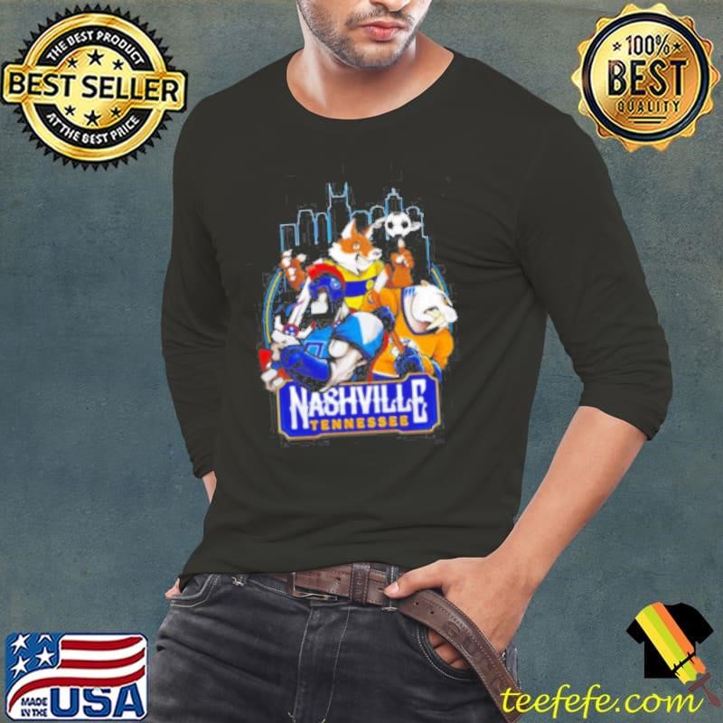 Nashville Tennessee sports mascot shirt