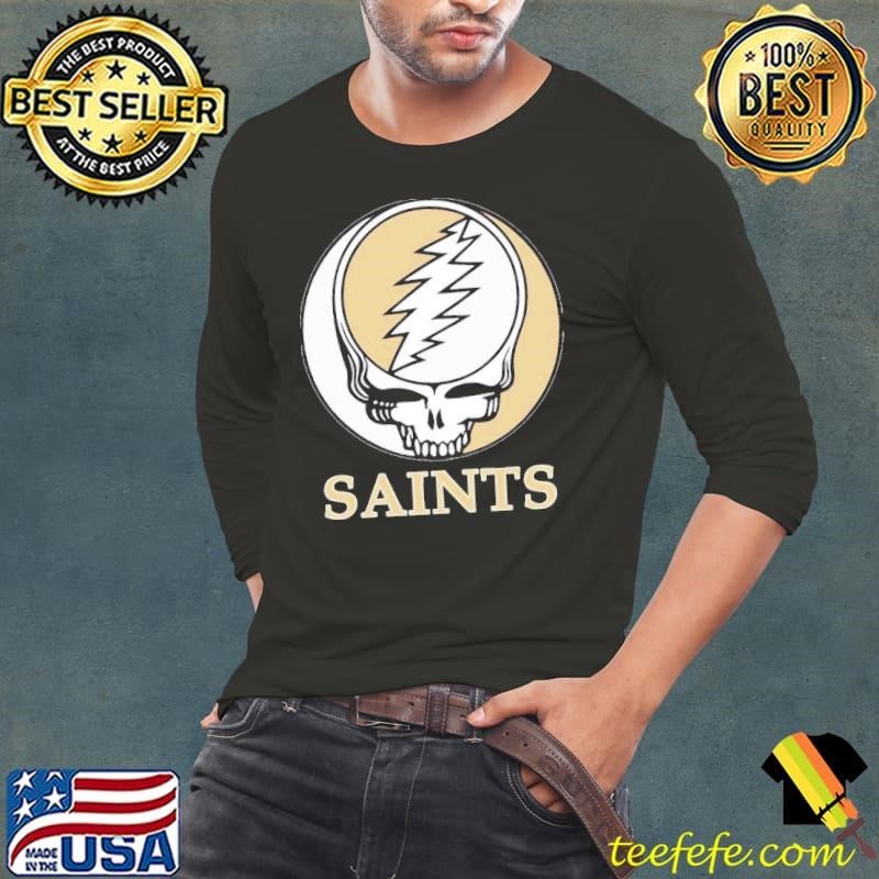 New Orleans Saints Grateful Dead logo shirt