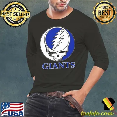 New York Giants Grateful Dead logo shirt