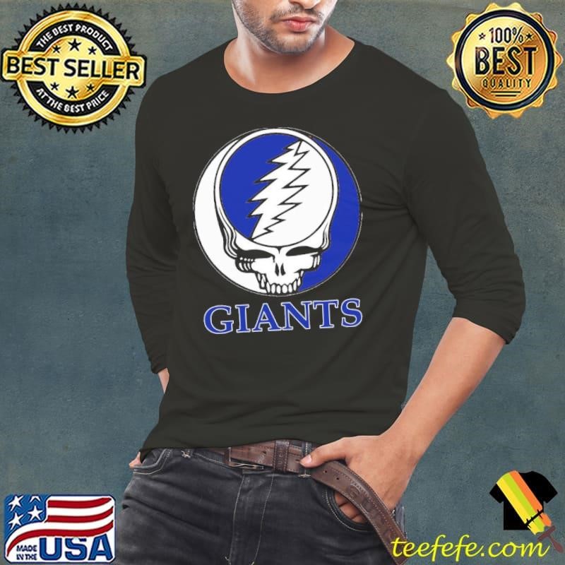 New York Giants Grateful Dead logo shirt