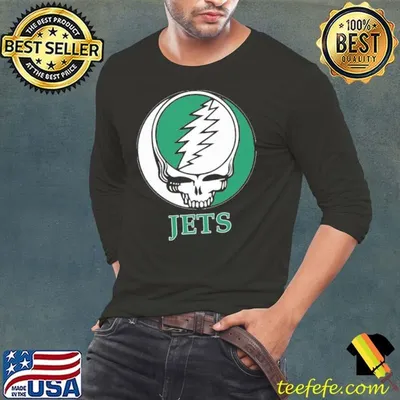 New York Jets Grateful Dead logo shirt