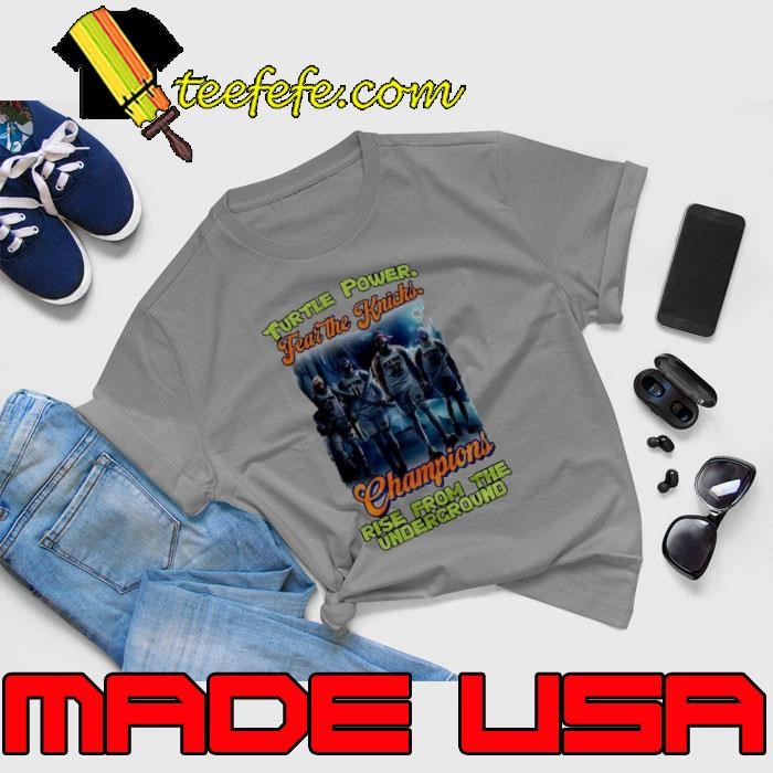 New York Knicks Ninja Turtle Power Champions Rise From The Underground Unisex
