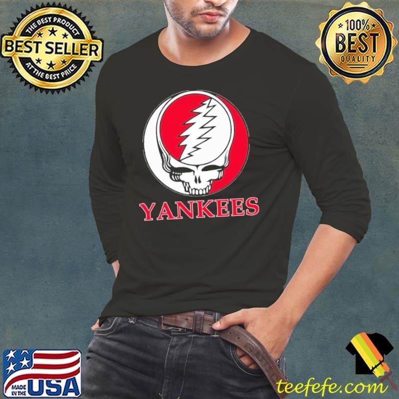 New York Yankees Grateful Dead logo shirt