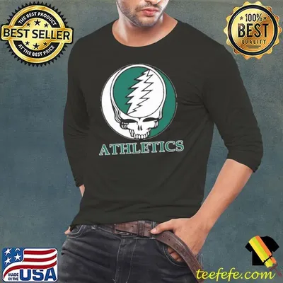 Oakland Athletics Grateful Dead logo shirt