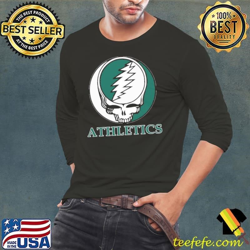 Oakland Athletics Grateful Dead logo shirt