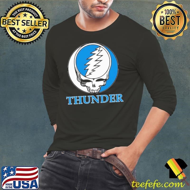 Oklahoma City Thunder Grateful Dead logo shirt