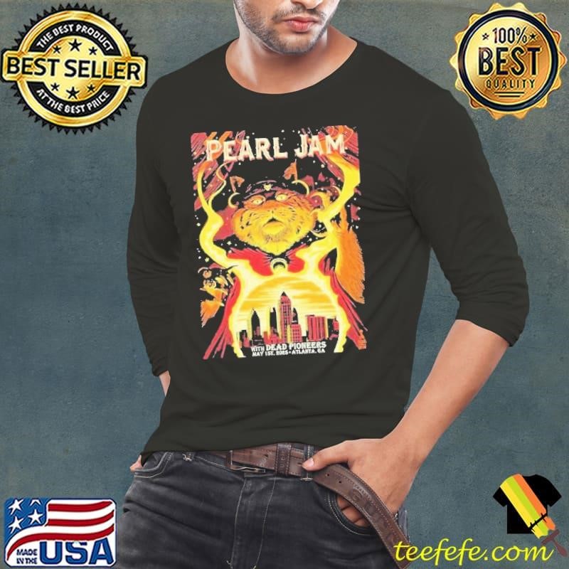 Pearl Jam Dark Matter World Tour Atlanta Georgia USA On May 2 2025 Cat Long Sleeve Tee