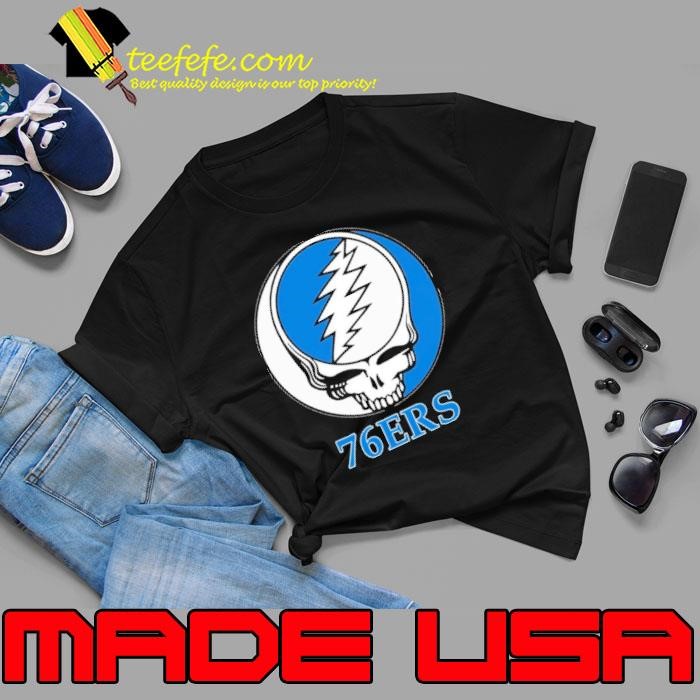 Philadelphia 76ers Grateful Dead logo Unisex