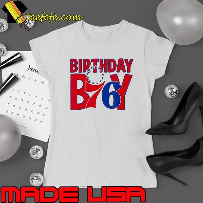 Philadelphia 76ers NBA Birthday Boy Ladies tee