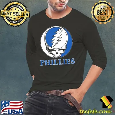 Philadelphia Phillies Grateful Dead logo shirt