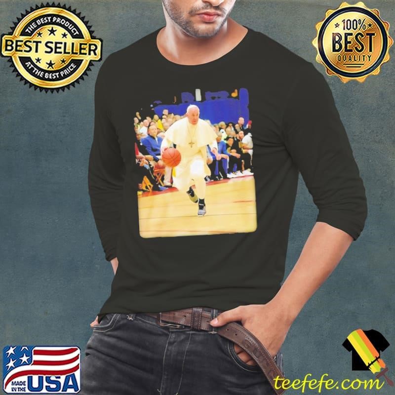 Pope Francis playing basketball Long Sleeve Tee