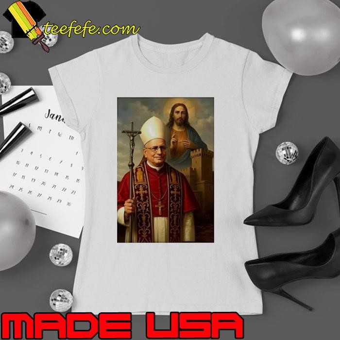 Pope Robert Prevost Pope Leo XIV Ladies tee