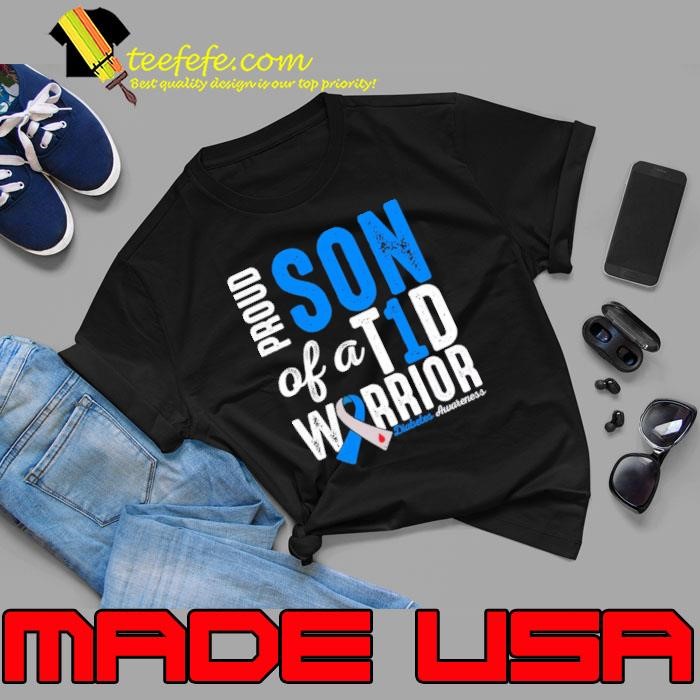 Proud Son Of A T1D Warrior Type 1 Diabetes Unisex