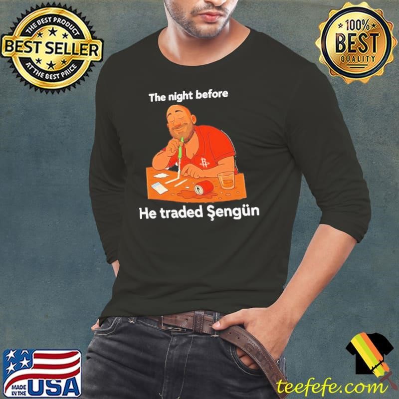 Rafael Stone The night before he trade sengun shirt